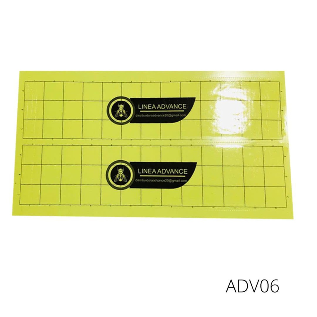 924 AMARILLA DOBLE ADVANCE 24X43CM TRAMPA PEGAMENTO VOLADORES