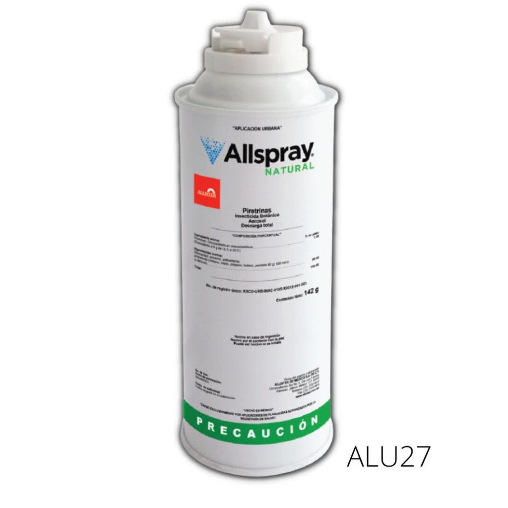 ALLSPRAY NATURAL DESCARGA TOTAL Piretrina 1% 142 g