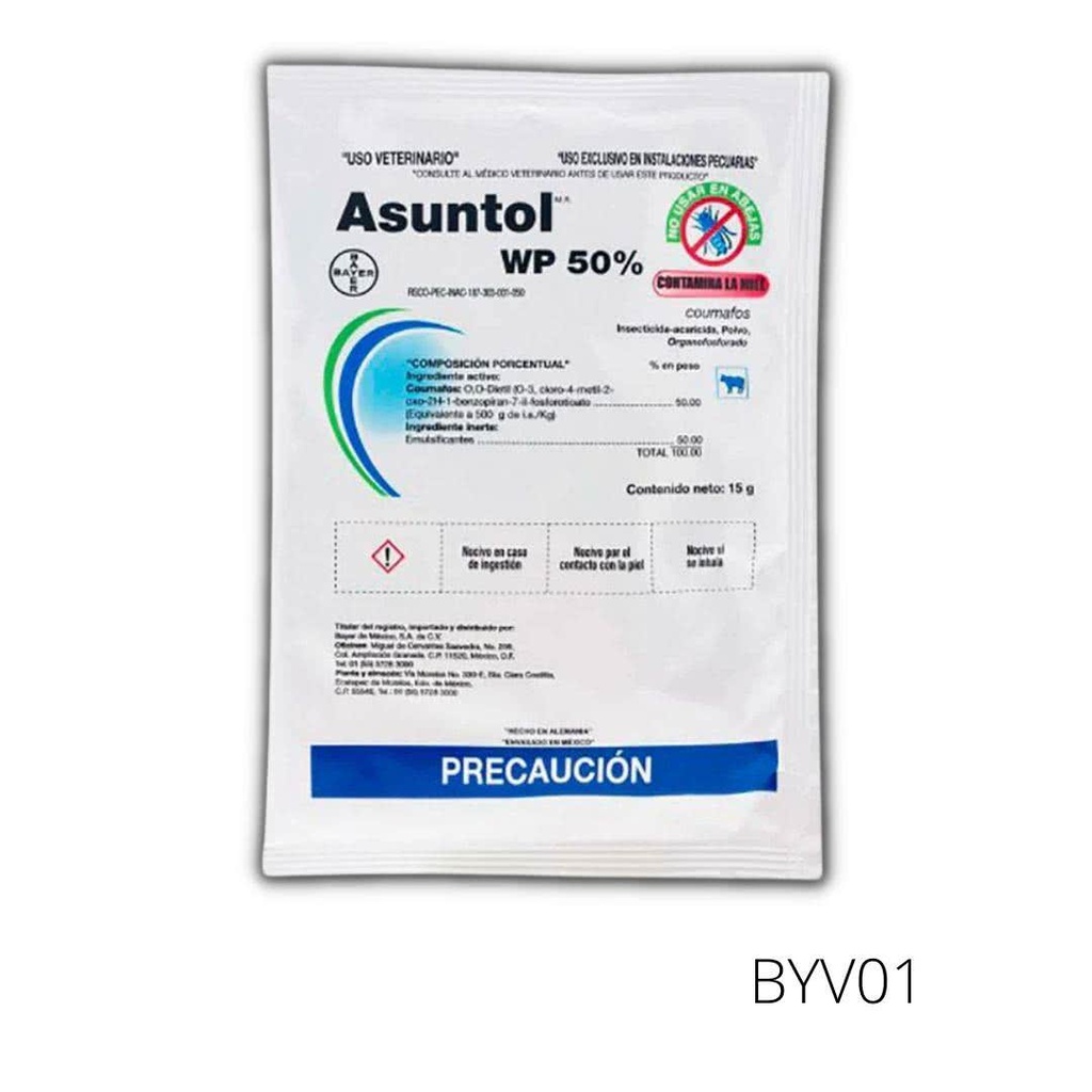 ASUNTOL POLVO Coumafos 50% 15 g