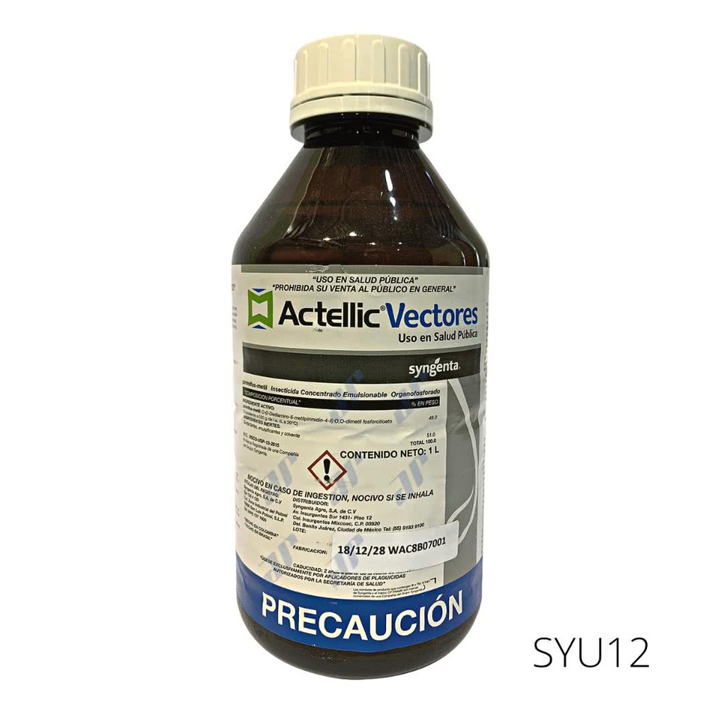 Actellic Vectores Pirimifós metil 49% 1 L