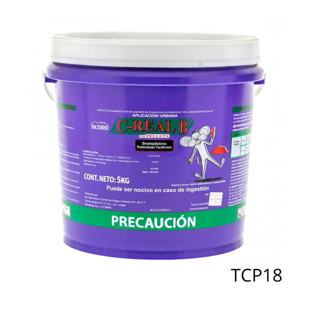 C-REAL B PELLETS Bromadiolona 5 kg