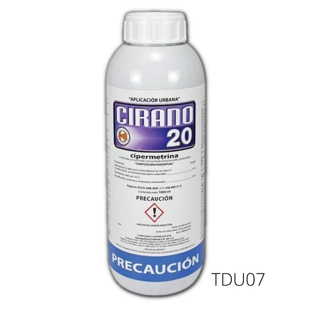 CIRANO 20 CE Cipermetrina 21.50% 1 L