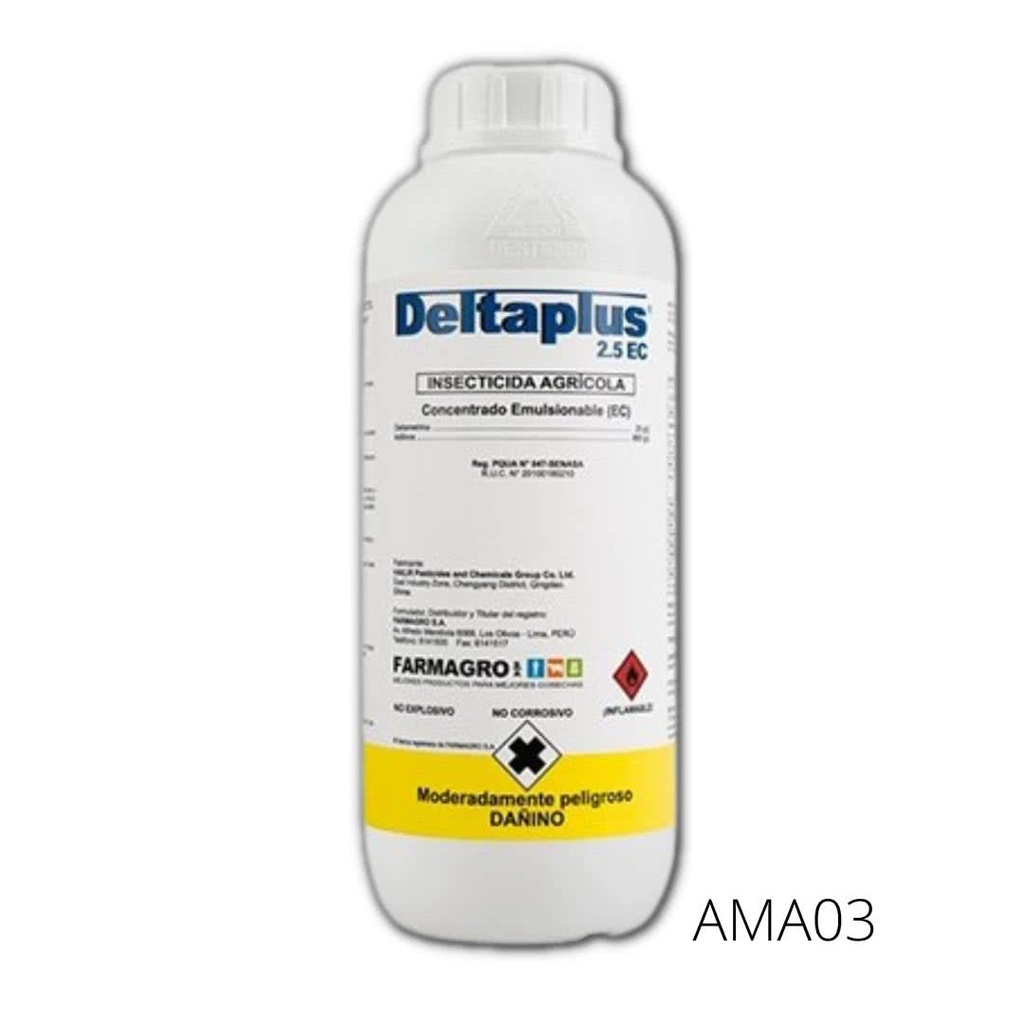 DELTA PLUS 2.5 CE DELTAMETRINA 960 ML.