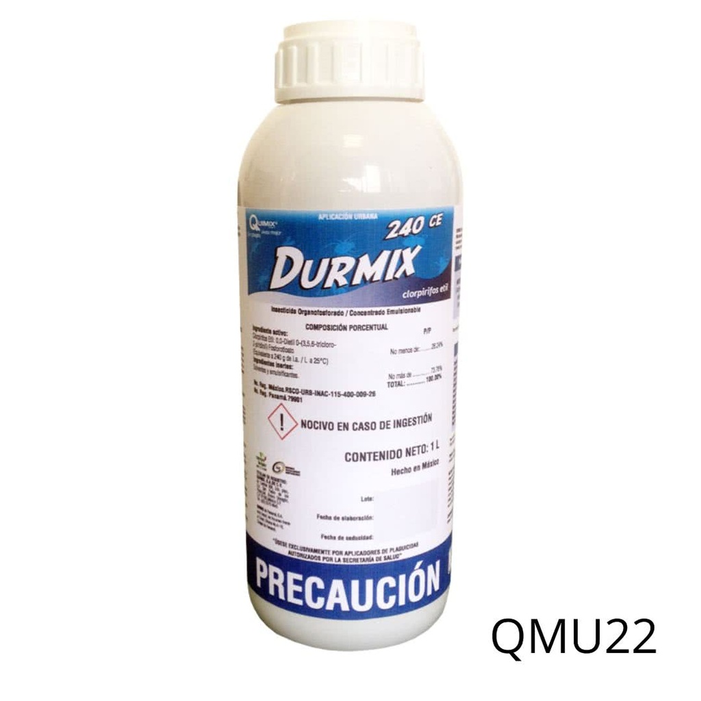 DURMIX 240 CE Clorpirifos etil 26.24% 1 L
