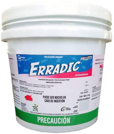 ERRADIC PACK Bromadiolona 0.005% 4 kg