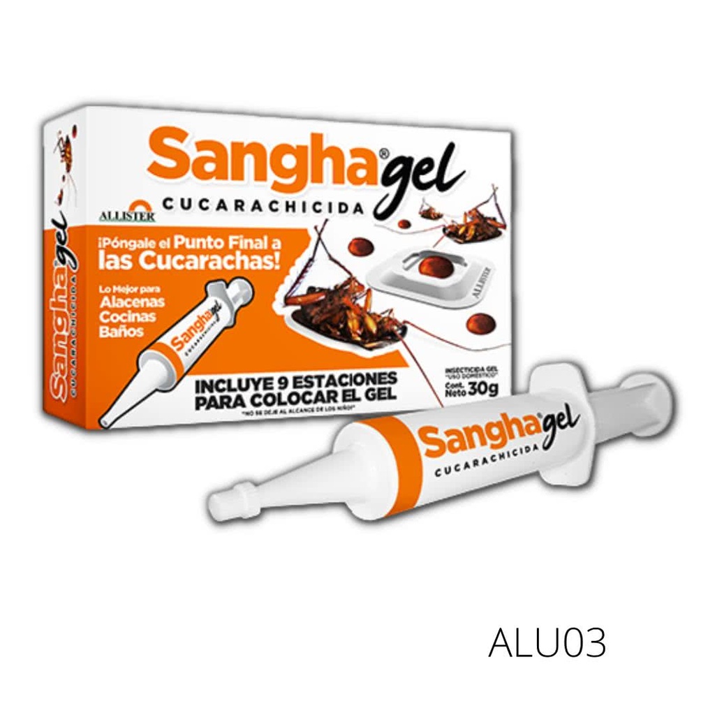 Sangha Gel Abamectina 0.05% 30 g Cucarachicida