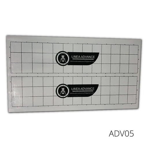 [ADV05] 924 PLATA DOBLE ADVANCE 23X41CM TRAMPA PEGAMENTO VOLADORES