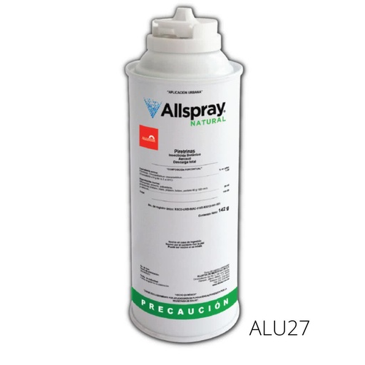[ALU27] ALLSPRAY NATURAL DESCARGA TOTAL Piretrina 1% 142 g