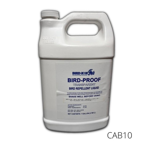 [CAB10] BIRD PROOF LIQUIDO REPELENTE AVES 1GL