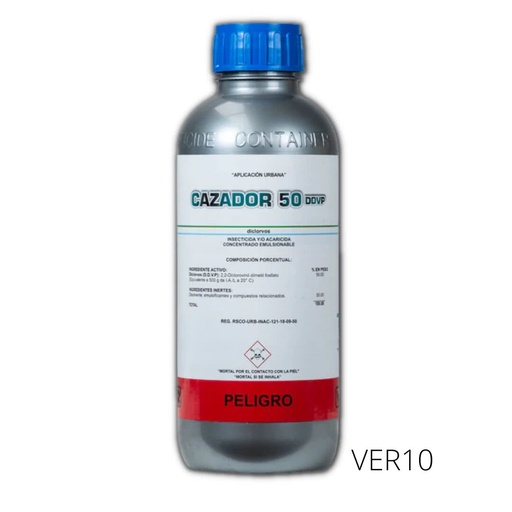 [VER10] CAZADOR 50 DDVP Diclorvos 50%  1 L