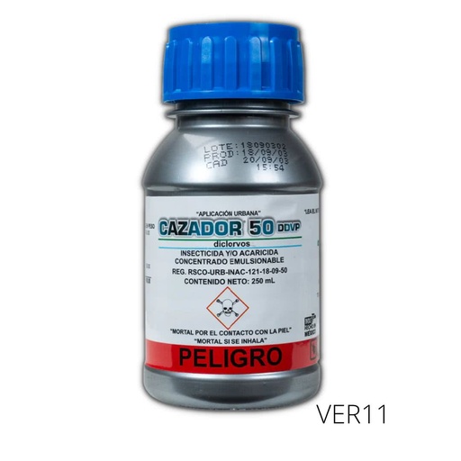 [VER11] CAZADOR 500 DDVP Diclorvos 50% 250 ml