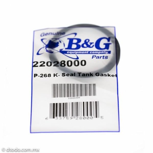 [RBG12] EMPAQUE P/CIERRE DEBOMBA B&G P-268 395610