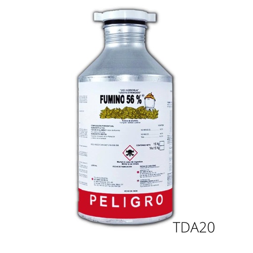[TDA20] FUMINO 56 Fosfuro de aluminio 56% 500 pastillas