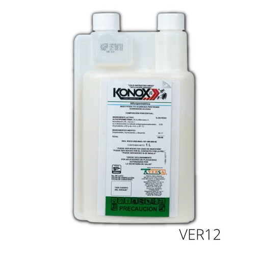 [VER12] KONOX 60 FW Alfacipermetrina 5.83% 1 L.