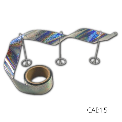 [CAB15] LISTON ESPANTA PAJAROS BIRD-X (0.05 X 30.5 M)