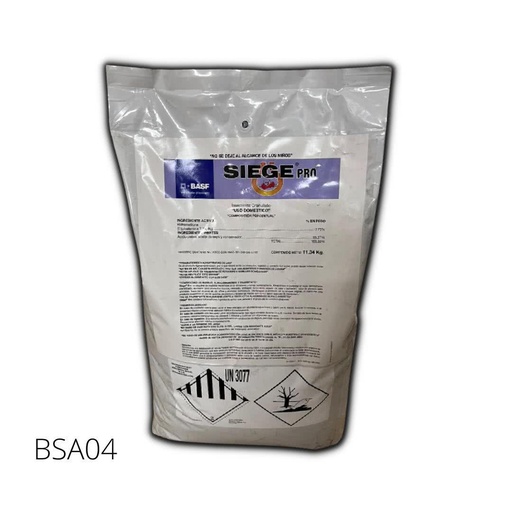 [BSA04] Siege Pro Hidrametilona .73% Hormiga 11.3 Kg Basf
