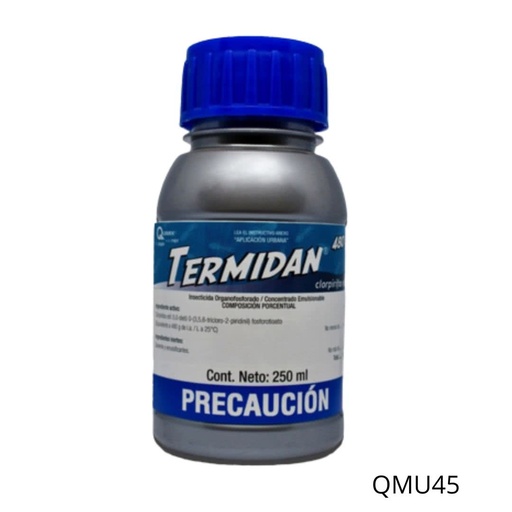 [QMU45] TERMIDAN 480 CE Clorpirifos etil 44.44% 250 ml
