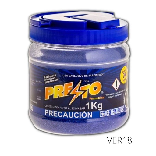 [VER18] PRESTO .5G Permetrina 0.50% 1 kg